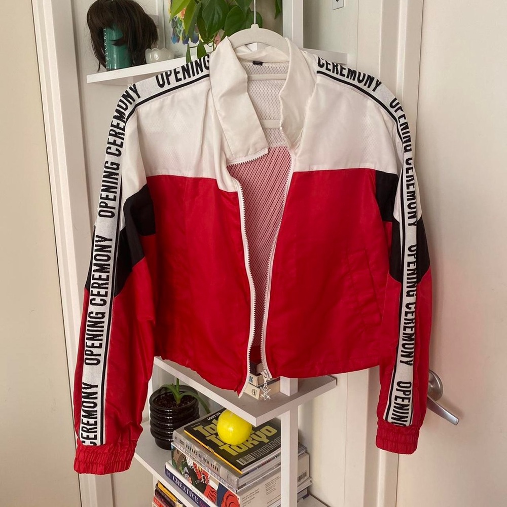 Opening Ceremony Colorblock Pattern Jacket